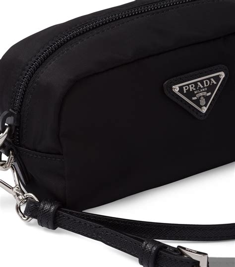 prada nylon cosmetics pouch.